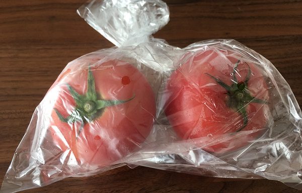 大地を守る会の宅配野菜のお試しセットの有機ミニトマト